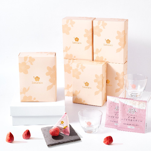 Sakuraco White Chocolate Fruit - Strawberry: 6 Box Set (36 pieces)
