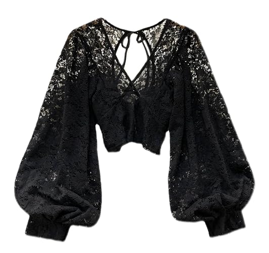 Lace Blouse Long Sleeve 