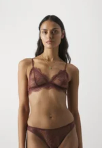 SANJO BRA  - Triangle bra - brown stone