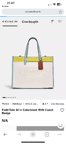 Coach tote