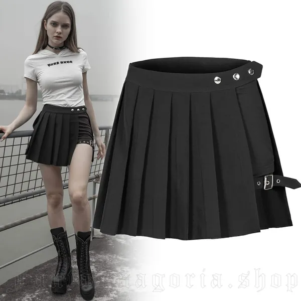 Satori Shorts With Overskirt OPQ-467 by PUNK RAVE brand