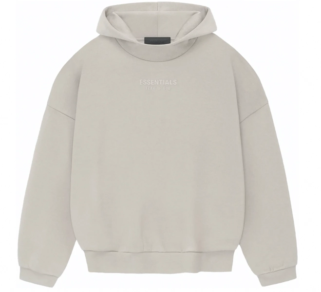 Fear of God Essentials Hoodie Silver Cloud Size S,M,L,XL Brand New Authentic