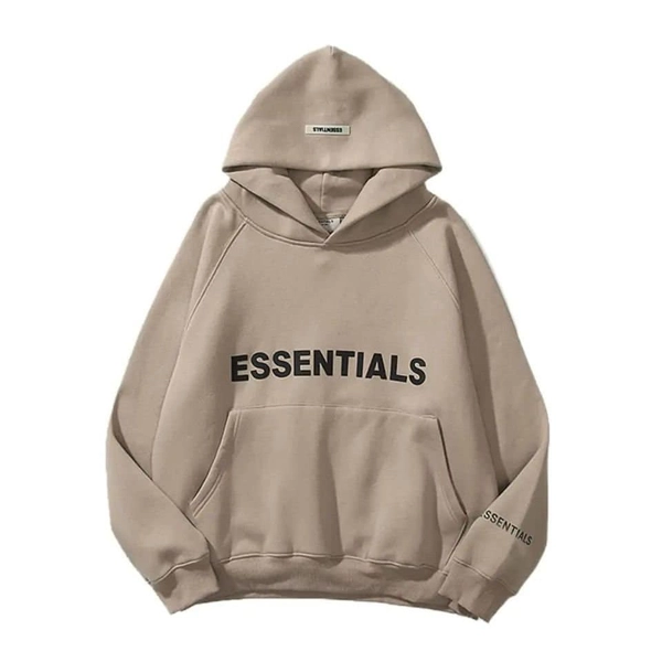 Unisex Essentials Hoodie - Reflective Letter Print