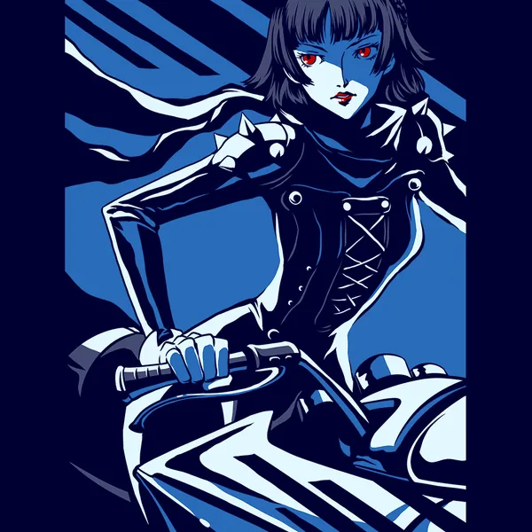 Queen of Justice Long-Sleeved Shirt | Unisex 2X / Navy