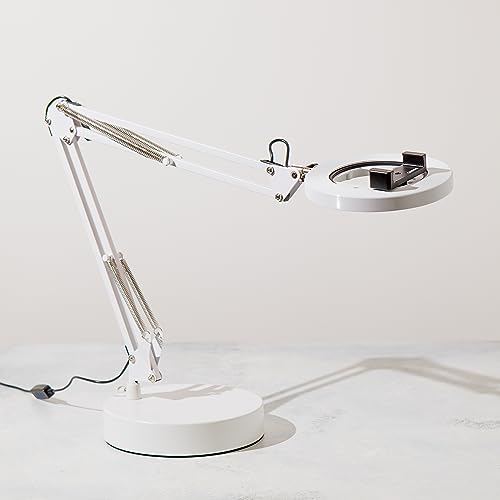 Canvas Original Lamp with Matte Metal Base (White Lamp & White Metal Base) - White Lamp & White Metal Base