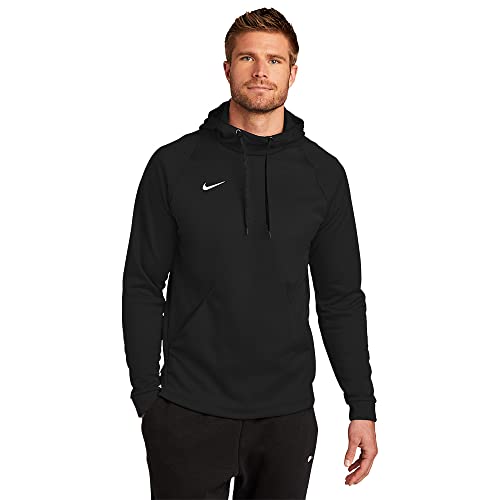MEN'S NIKE THERMA PULLOVER HOODIE - X-Large - Black