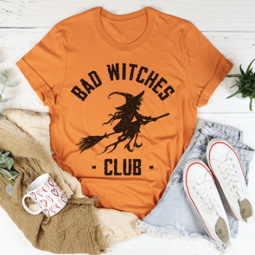 Bad Witches Club Tee - Burnt Orange / XL