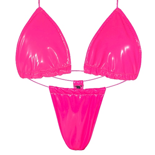 ACE Tieable Microkini: Latex Bimbo Pink | Default Title