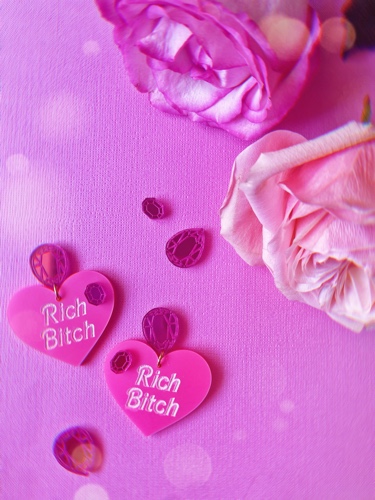 Rich Bitch Earrings | Default Title