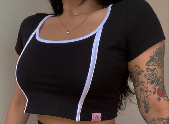 Sport Bitc*h Top black | M