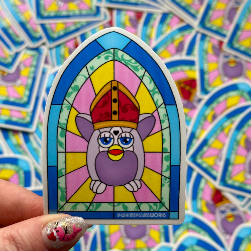 Purple Pope Sticker | Default Title