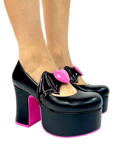 DEELITE DRACULAURA - BLACK/HOT PINK | 7