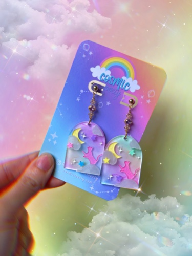 Cosmic Kitty Earrings | Default Title