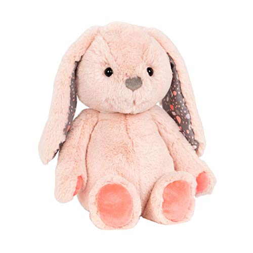 B. toys- B. softies- 12" Pink Plush Bunny - Huggable Stuffed Animal Bunny Toy- Soft & Cuddly- Washable- Newborns, Toddlers, Kids-0 Months +