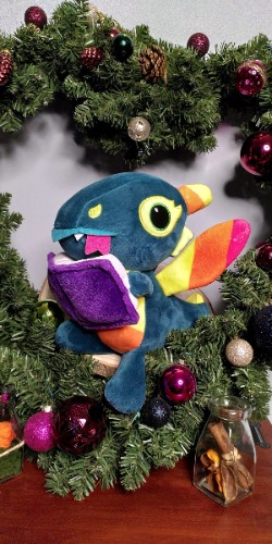 Forest the Bookish Dragon Plushy