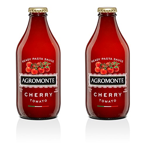 Agromonte Authentic Italian Cherry Tomato Pasta Sauce (Classic)- Taste of Italy Gourmet Foodie and Chef Gift - Ready to Use, Certified Kosher, Gluten-Free, All Natural 11.64oz (2 pack) - 11.64 Ounce (Pack of 2)