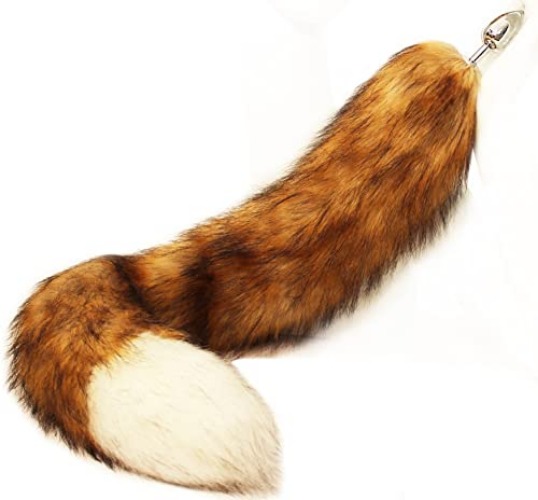 Tail Butt Plug BDSM Dildo Fox Tail - FAUX - 28"