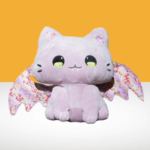 Luna - Halloween Gothic Plush Bat Man Doll (Rose) - 30cm
