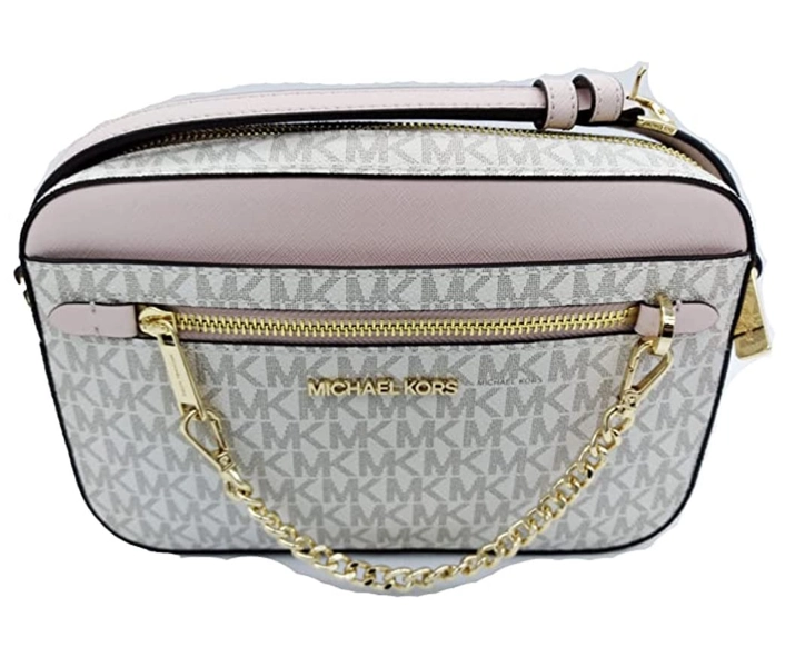 Michael Kors Women's Jet Set Item Large East West Chain Crossbody in Black, Style 35S1GTTC7L.