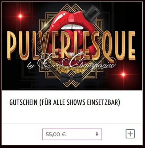 Gutschein - Das Pulverfass Cabaret in Hamburg seit 1973