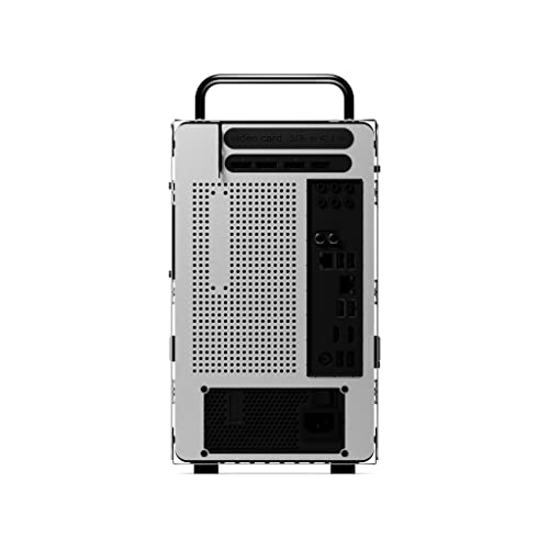 teenage engineering Computer-1 Mini-ITX PC Computer case Chassis with Powder Coated Aluminum, Chrome Metal Handles, and Dual-Slot GPU, Small Form Factor, Compatible with SFX Power Supply (Aluminum) - aluminum