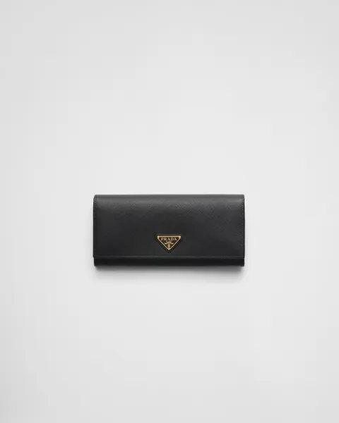 Large Saffiano Leather Wallet