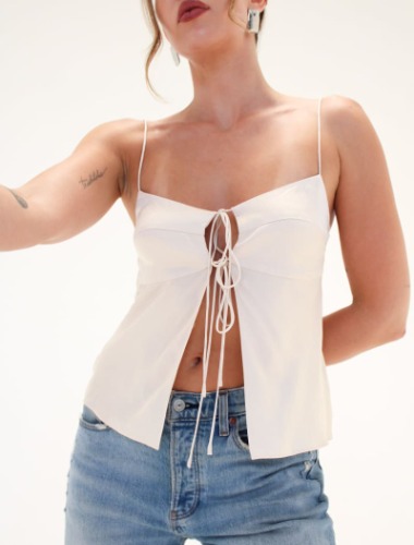 Edelweiss Cami | Dove | S