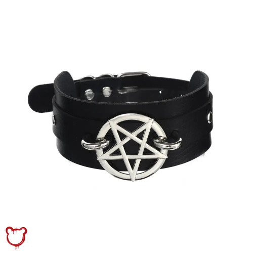 "Pentagram Choker Sparkle"