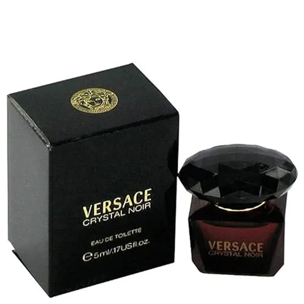 Versace Crystal Noir for Women Eau de Toilette Mini, 0.17 Ounce - 0.17 Fl Oz (Pack of 1)