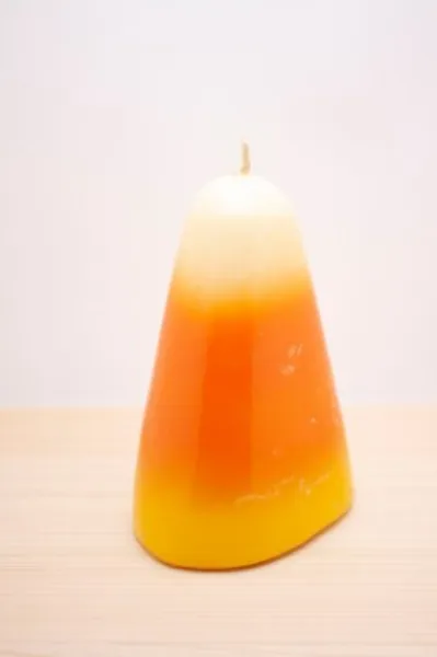Halloween Candy Corn Decorative Candle | Etsy