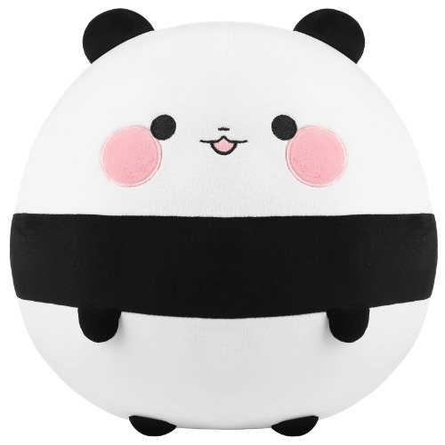 GAGAKU 12.6in Cute Plushies Panda Stuffed Animals,Kawaii Plushie Panda Plush Pillow Toy Super Soft Cartoon Body Pillow for Girls & Boys Brithday Gift - 1-white-black Panda 12.6inch