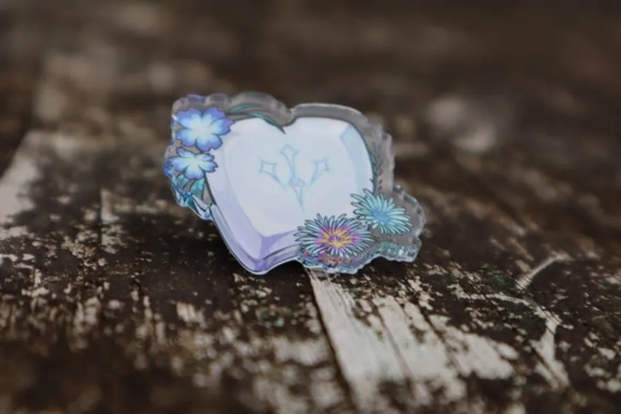 Acrylic PIN 1.25  Sage SGE Healer Floral Flower Job | Etsy