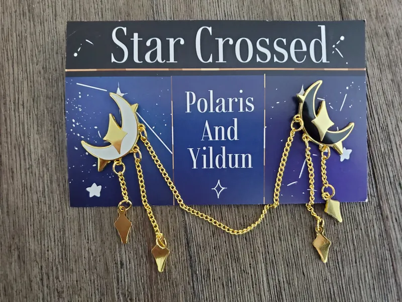 Star Crossed Enamel Pin: Polaris and Yildun