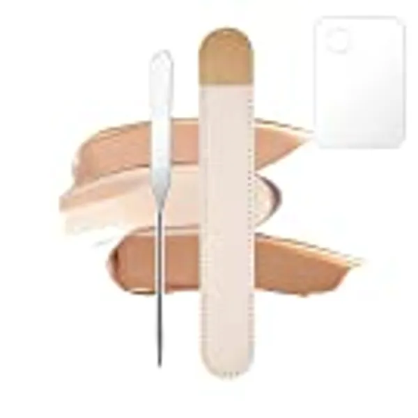 Korean Picasso Makeup Spatula, Korean Picasso Makeup Spatula and Sponge Set, Professional Facial Makeup Tools