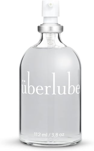 Uberlube Silicone Lube - 112ml Bottle Unscented Silicone Lubricant Personal Lubrication - Latex-Safe Sex Lube Liquid for Couples, Flavorless, Vaginal & Anal Lube - 3.8 Fl Oz - 3.8 Fl Oz (Pack of 1)
