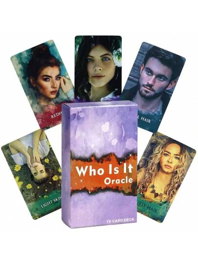 78 Cards-Who Is It Tarot Card Game, Casual Party Board Game