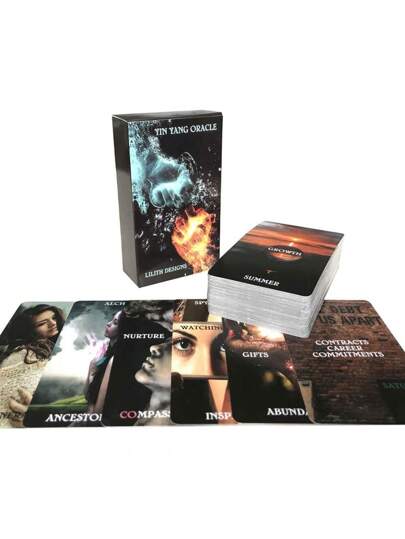 Yin - Yang  Oracle Card Fate Divination Prophecy Card Family Party Game  Card Deck