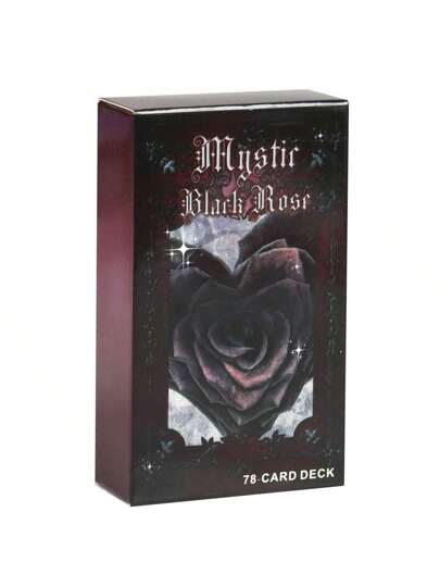 Mystic Black Rose Message Cards