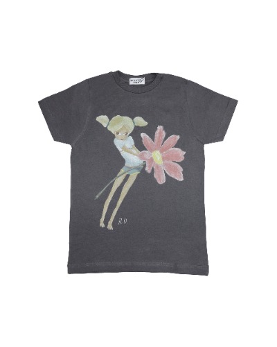 "flower child" baby tee | medium