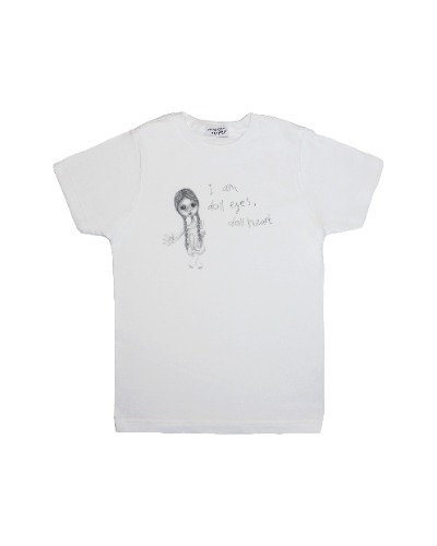 "doll heart" baby tee | medium