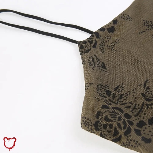 Black Grunge Mesh Dress - Black / L