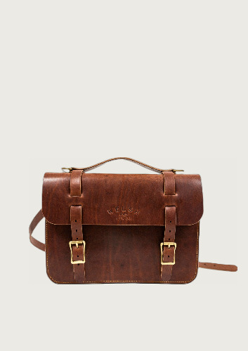 The Carver Satchel - Medium Brown