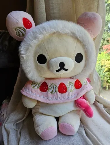 Korilakkuma Dessert Pink Strawberry Cake 20inch Big Plush 