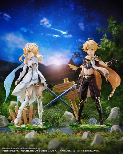 Lumine and Aether 1/7th Figures