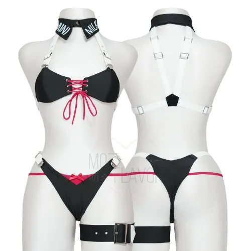 Fefe Swimsuit Cosplay❤️🖤