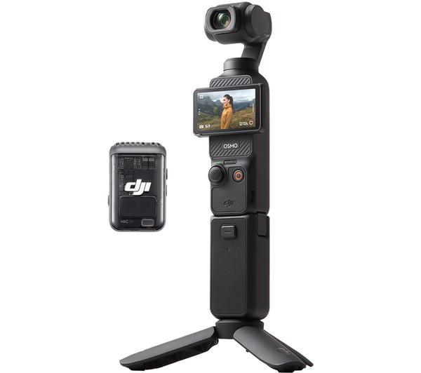 Buy DJI Osmo Pocket 3 Creator Combo 4K Ultra HD Action Camera - Black | Currys