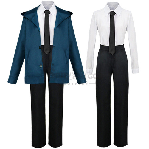 【In Stock】Anime Chainsaw Man Cosplay Power Cosplay Costume - blue Costume / L
