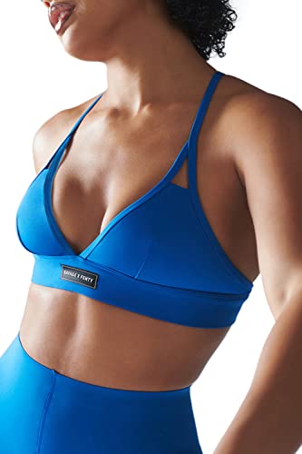 Savage x Fenty Womens Spotlight Low-Impact Sports Bra - Missy - Small - Basically Blue