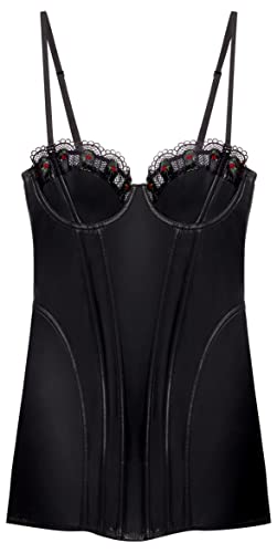 Savage x Fenty Womens Renaissance Rose Corset Dress - Missy - X-Small - Black Caviar