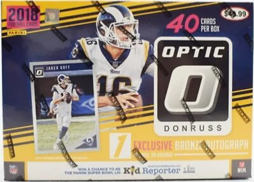 2018 Panini Donruss Optic Football 40ct Collectors Box  | eBay